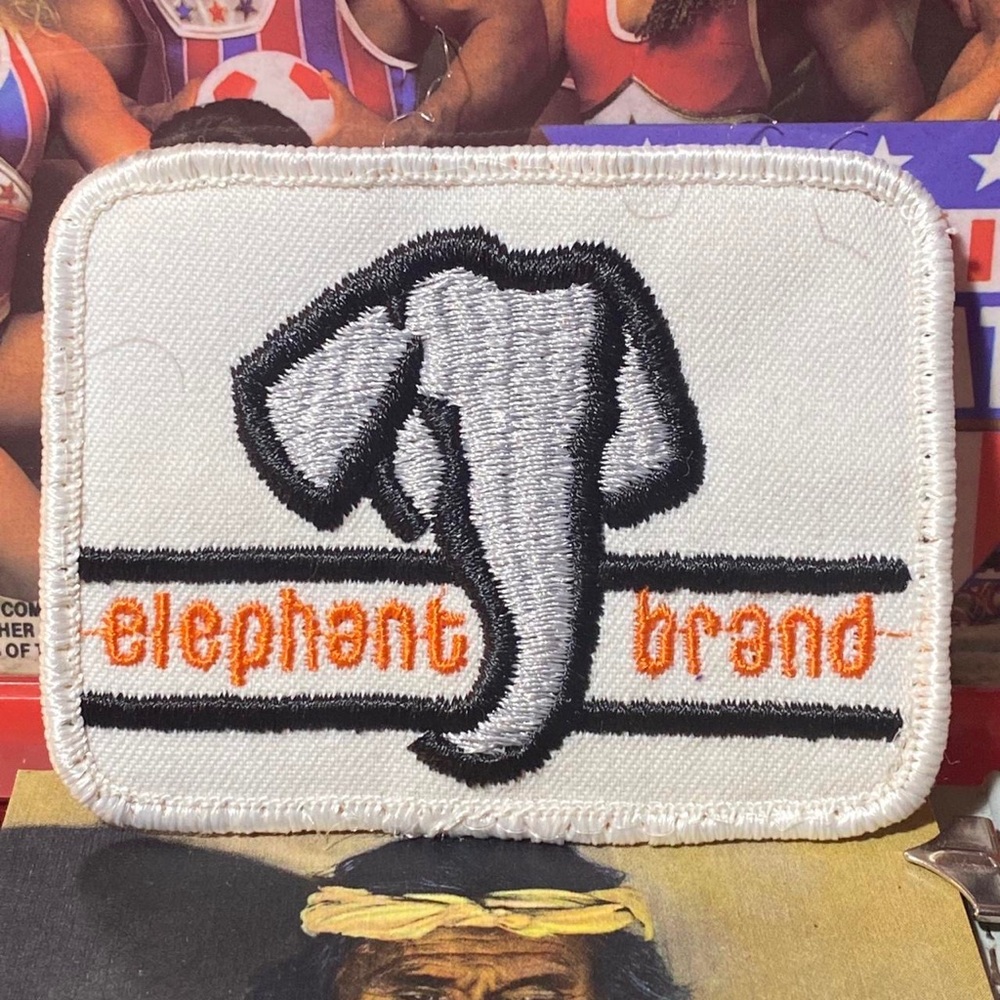 Vintage Elephant Brand Patch